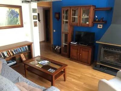Una televisión o centro de entretenimiento en Casa Rincón de Broto