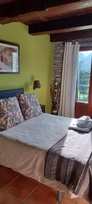 Cama o camas de una habitación en Cimas con historia