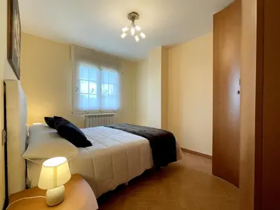 Cama o camas de una habitación en Casa Rural Baigorri