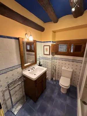 Un baño de Casa Rural La Tahona
