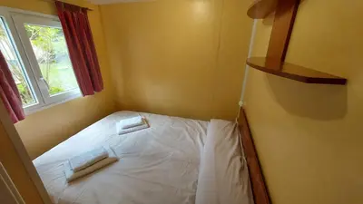 Cama o camas de una habitación en Camping Llavorsi