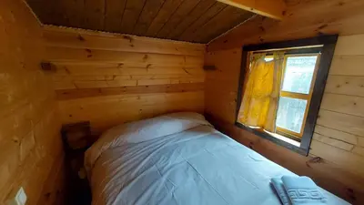 Cama o camas de una habitación en Camping Llavorsi
