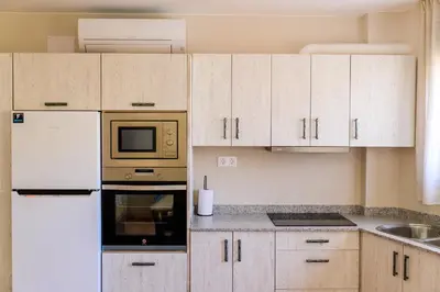 Una cocina o zona de cocina en Ca l'Apotecari