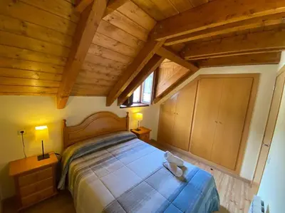 Cama o camas de una habitación en Casa Campolé