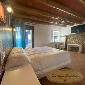 Cama o camas de una habitación en Hotel Boutique Malanquilla Inedita