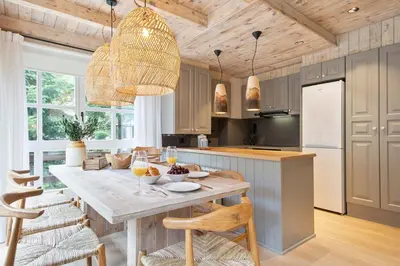Una cocina o zona de cocina en Luderna - Apartamento Val de Ruda B74 Hònt de Lòcampo