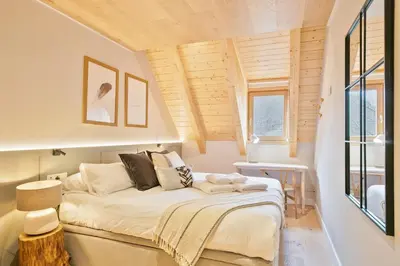 Cama o camas de una habitación en Luderna - Duplex Corilha