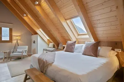 Cama o camas de una habitación en Luderna - Duplex Corilha