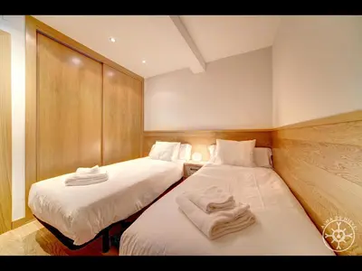 Cama o camas de una habitación en ETH PAUM de Alma de Nieve
