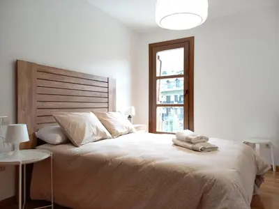 Cama o camas de una habitación en BPIRINEOS-Parque Los Tilos 3