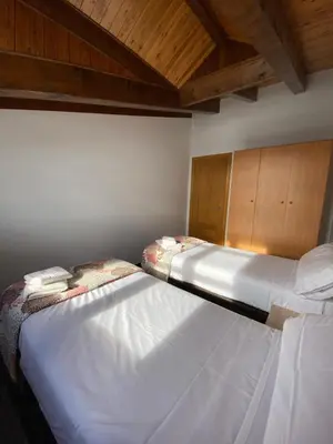 Cama o camas de una habitación en Casa Rural Don Fernando