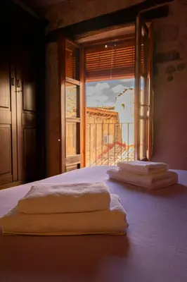 Cama o camas de una habitación en Casa Alta