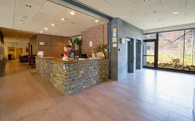 El vestíbulo o zona de recepción de Hostal Trainera