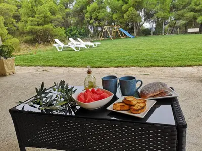 Comida en o cerca de este chalet de montaña