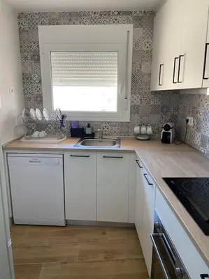 Una cocina o zona de cocina en La casa de la raval de l’Albagés