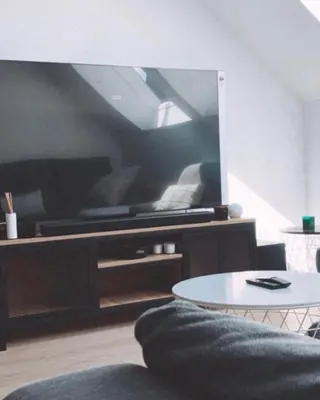 Una televisión o centro de entretenimiento en Can Lasai
