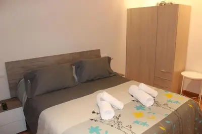 Cama o camas de una habitación en ALOJAMIENTO DUQUE DE JACA