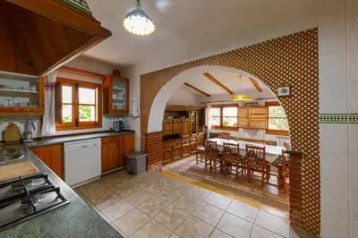 Una cocina o zona de cocina en Casa Rural El Molino