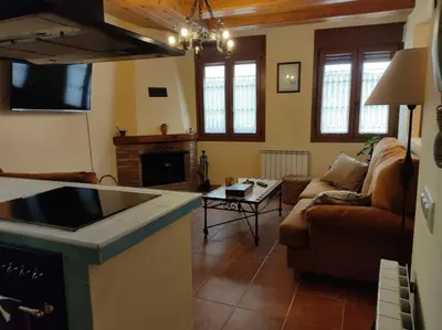 Una cocina o zona de cocina en Gure Etxea