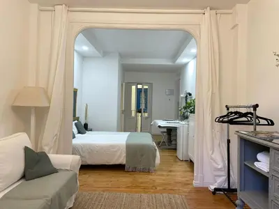Cama o camas de una habitación en Habitación Centro Pamplona - acceso independiente