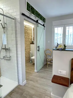 Un baño de Apartamentos LA SOMERA