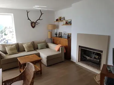 Zona de estar de Las mejores vistas del valle. Apartmento 65m.WIFI