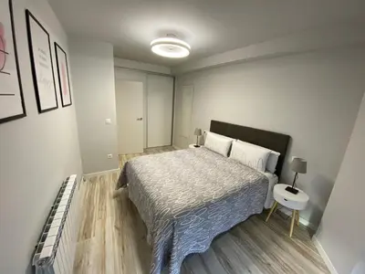 Cama o camas de una habitación en Casa Alberto 3 izda