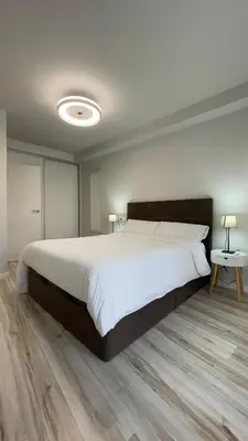 Cama o camas de una habitación en Casa Alberto 2 izda