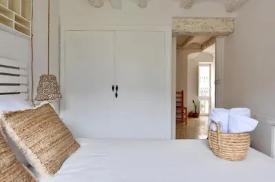 Cama o camas de una habitación en Casa Rural Parc Natural dels Ports
