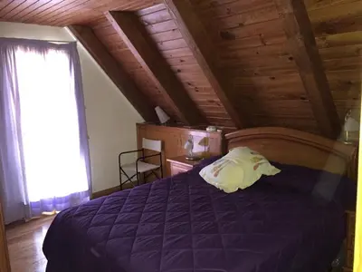 Cama o camas de una habitación en Precioso duplex en el centro de Viella