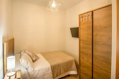 Cama o camas de una habitación en Preciosa casa rural con jardin cerca de Pamplona