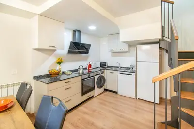 Una cocina o zona de cocina en Preciosa casa rural con jardin cerca de Pamplona