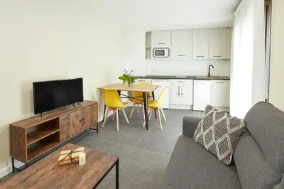 Una cocina o zona de cocina en Mirador de Chisten