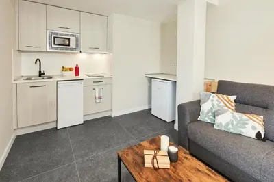 Una cocina o zona de cocina en Mirador de Chisten
