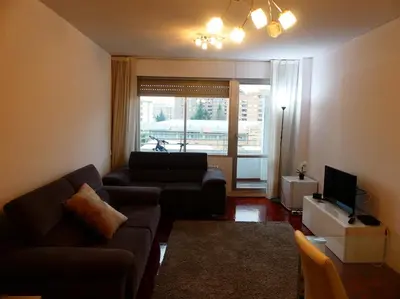 Zona de estar de Apartamento actual y funcional Iturrama 1