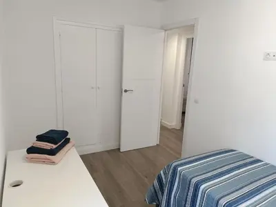 Cama o camas de una habitación en Apartamento El Torreón, con opción a parking