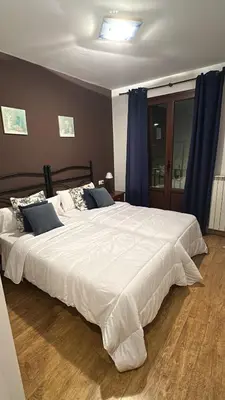 Cama o camas de una habitación en Casa rural marga