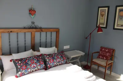 Cama o camas de una habitación en El Balcón del Garmo