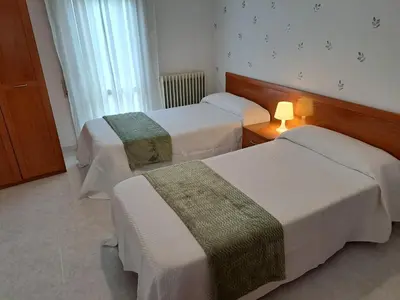 Cama o camas de una habitación en Apartamento Dos Valles