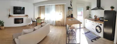 Una cocina o zona de cocina en Apartamentos La Casa del Maestro
