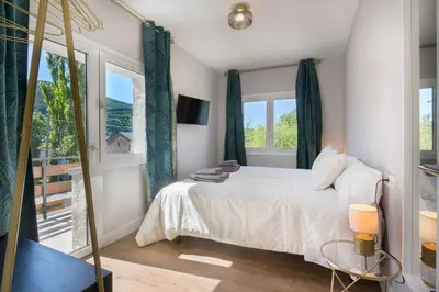 Cama o camas de una habitación en Villa Margarita