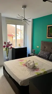 Cama o camas de una habitación en Apartamento Alcalá