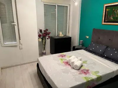 Cama o camas de una habitación en Apartamento Alcalá