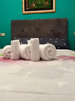 Cama o camas de una habitación en Apartamento Alcalá