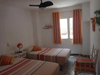 Cama o camas de una habitación en Casa Ermita