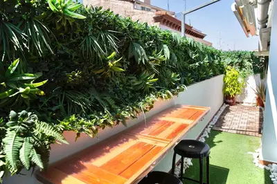 Jardín al aire libre en LC Las Armas