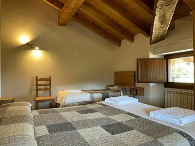 Cama o camas de una habitación en Palacio de Aralar Alta