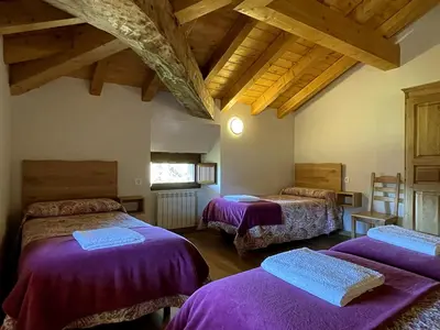 Cama o camas de una habitación en Palacio de Aralar Alta