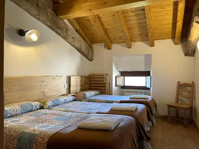Cama o camas de una habitación en Palacio de Aralar Alta