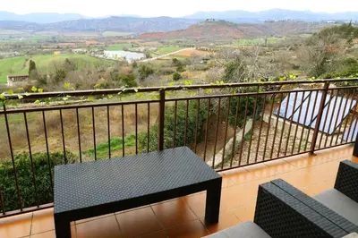 Vista general de una montaña o vista desde el apartamento